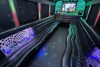 Bethlehem Limo Bus Interior